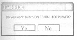 TEMINI-100 Power On
